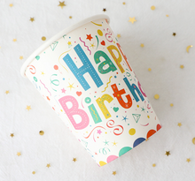 Load image into Gallery viewer, 🌈✨Colorful HAPPY BIRTHDAY disposable party tableware
