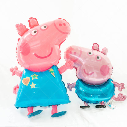 Peppa Pig Cartoon Aluminum Balloon | Birthday Party Decoration - party X party