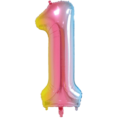 32″ Gradient Number Balloons– B008-M - party X party