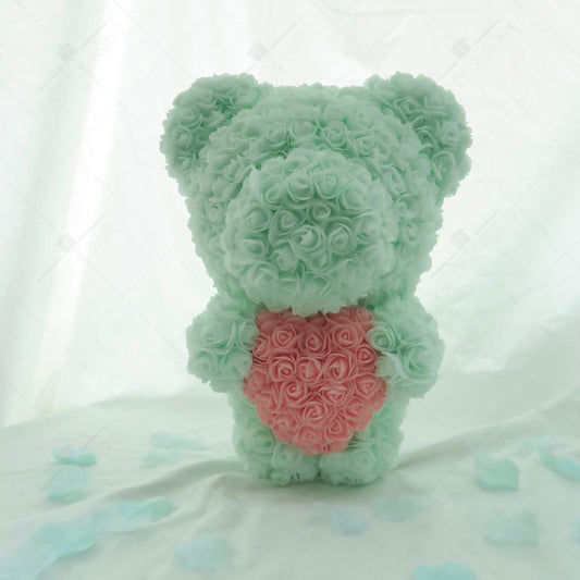 40CM Rose Bear – Anniversary, Birthday, Proposal Decoration & Gift Display - party X party
