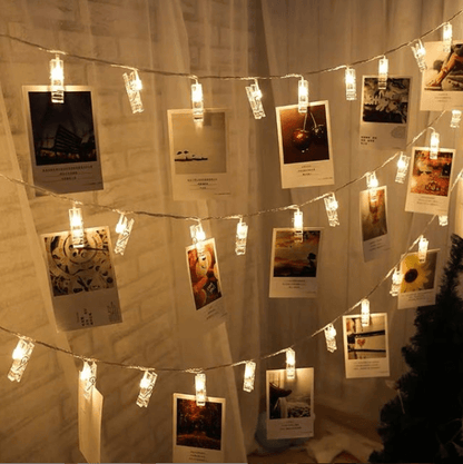 Warm white clip light strip, couple proposal, anniversary decoration – B019
