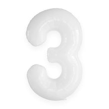 Load image into Gallery viewer, 32-inch number balloon (white) birthday balloon party decoration B008-WH
