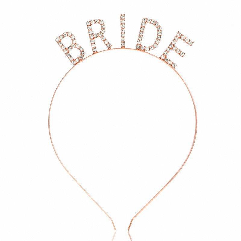 BRIDE Headband – BRIDE TO BE Pre-Wedding Party Accessory – A012