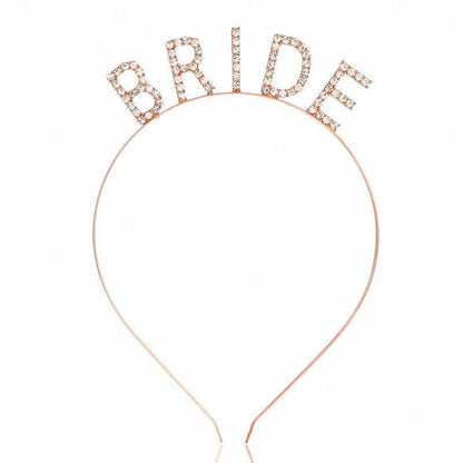 BRIDE Headband – BRIDE TO BE Pre-Wedding Party Accessory – A012