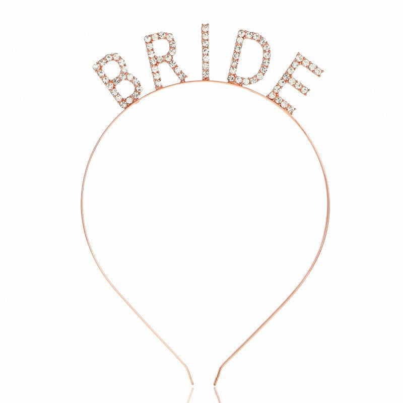 💕BRIDE headbandBRIDE TO BE PARTY pre-wedding party--A012👰🏼‍♀️