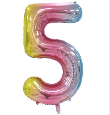 32″ Gradient Number Balloons– B008-M - party X party
