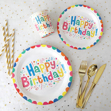 Load image into Gallery viewer, 🌈✨Colorful HAPPY BIRTHDAY disposable party tableware
