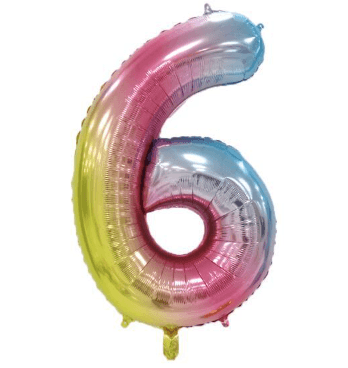 32″ Gradient Number Balloons– B008-M - party X party