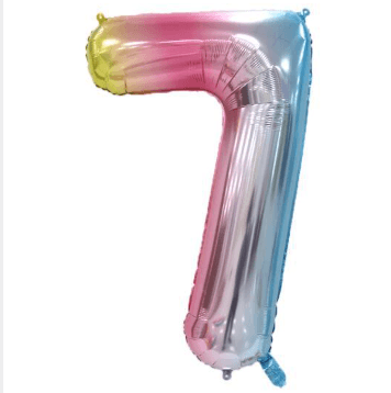 32″ Gradient Number Balloons– B008-M - party X party