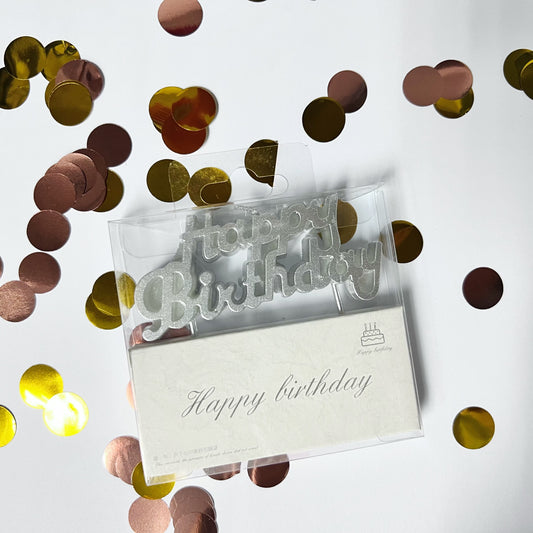Birthday Letter Candle--A019