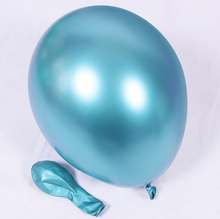 將圖片載入圖庫檢視器 金屬氣球 生日氣球佈置裝飾 金屬銀、藍組合 氣球組合
