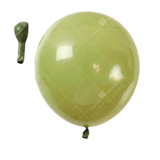 Retro balloon olive green combination birthday balloon decoration - party X party