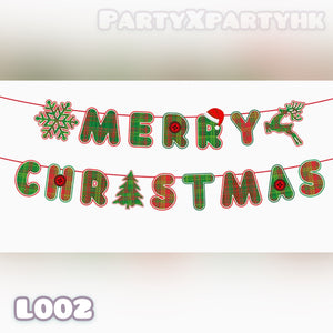 🎄Limited!!!!!! Christmas decoration merry christmas flag Christmas decoration--L002🎄