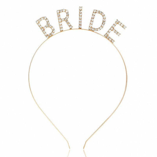 BRIDE Headband – BRIDE TO BE Pre-Wedding Party Accessory – A012 - party X party