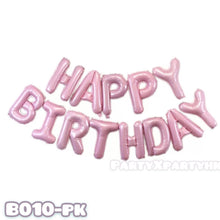 將圖片載入圖庫檢視器 生日氣球 HAPPY BIRTHDAY字母SET [多色] B010
