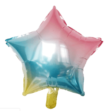 18″ Multicolor Star Balloons– B007