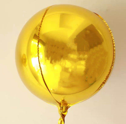 18″ 3D/4D Round Aluminum Balloon –B086