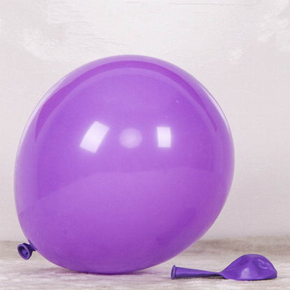 Matte color balloon matching birthday balloon decoration