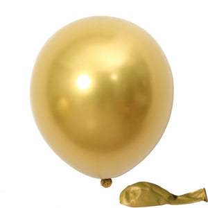 金屬氣球 生日氣球佈置裝飾 金屬銀,金, 啞光黑 氣球組合 B001