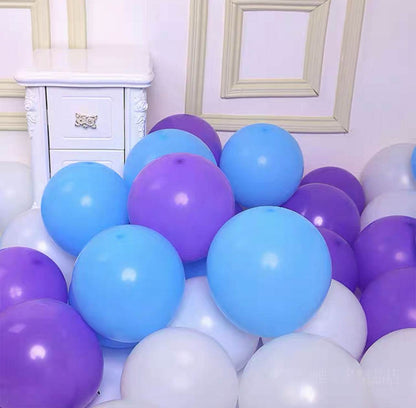 Matte color balloon matching birthday balloon decoration