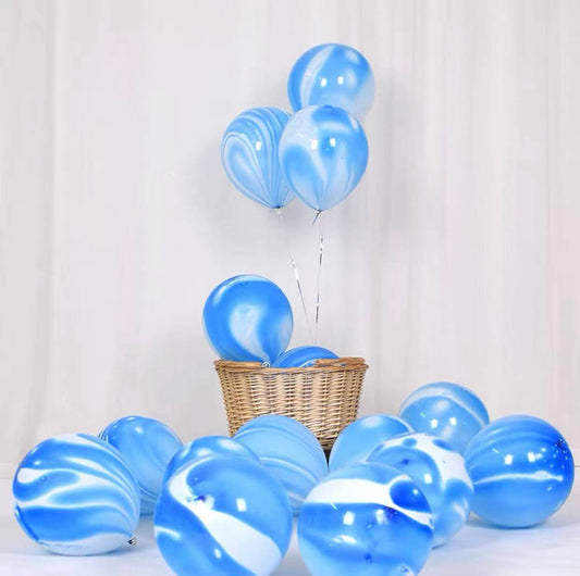 Agate Balloon Birthday Balloon Decoration (Blue) – B063-BE - party X party