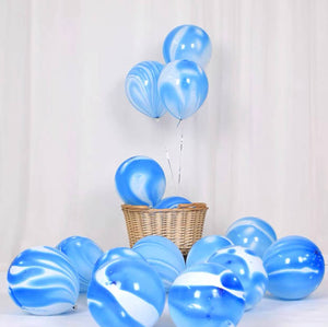 瑪瑙氣球 生日氣球佈置裝飾 (藍色) B063-BE