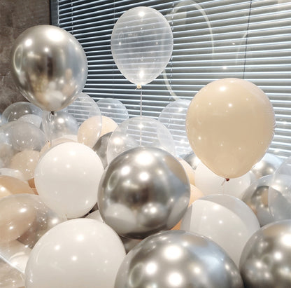 Retro color balloon set Birthday balloon decoration