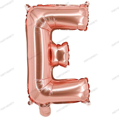 16″ Rose Gold Letter Balloons– B009