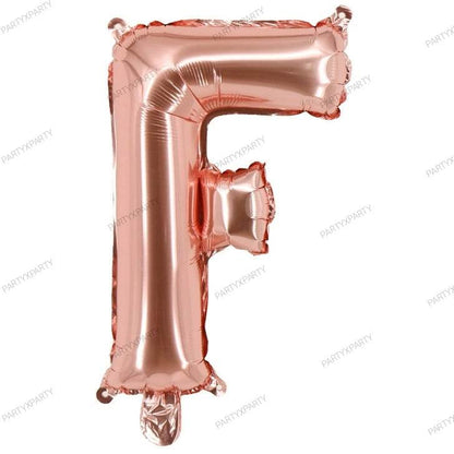 16″ Rose Gold Letter Balloons– B009