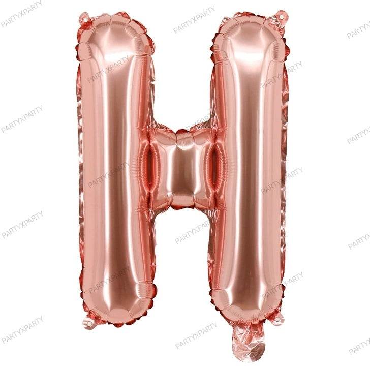 16″ Rose Gold Letter Balloons– B009