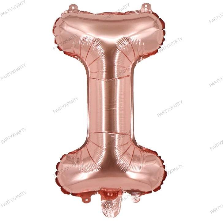 16″ Rose Gold Letter Balloons– B009