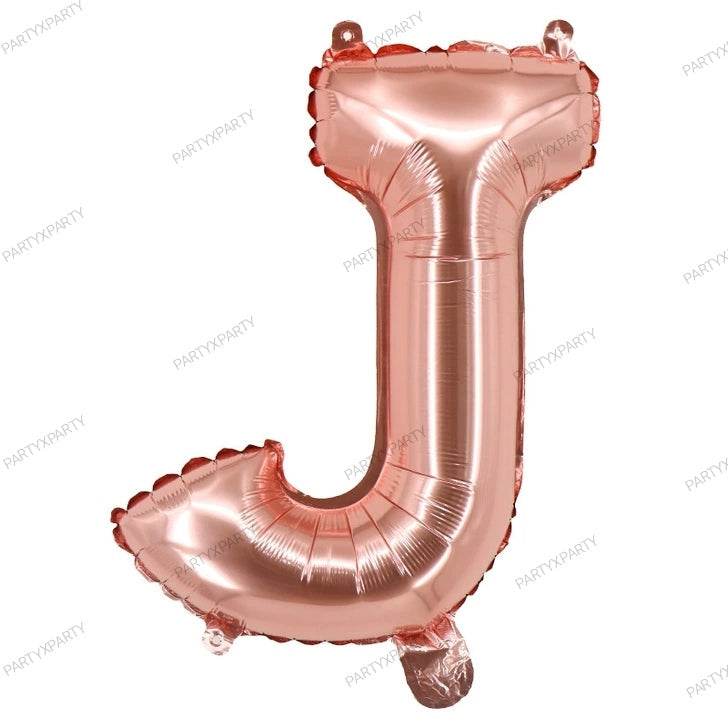 16″ Rose Gold Letter Balloons– B009