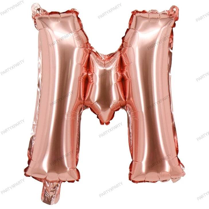 16″ Rose Gold Letter Balloons– B009