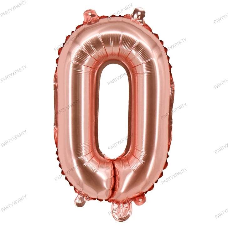 16″ Rose Gold Letter Balloons– B009
