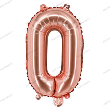 將圖片載入圖庫檢視器 16吋字母氣球 生日氣球派對佈置裝飾 - 玫瑰金 B009
