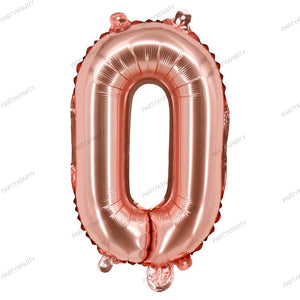 16-inch letter balloon birthday balloon party decoration - rose gold B009