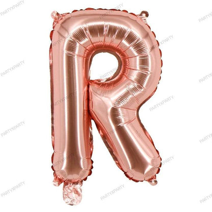 16″ Rose Gold Letter Balloons– B009