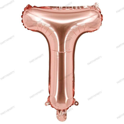 16″ Rose Gold Letter Balloons– B009