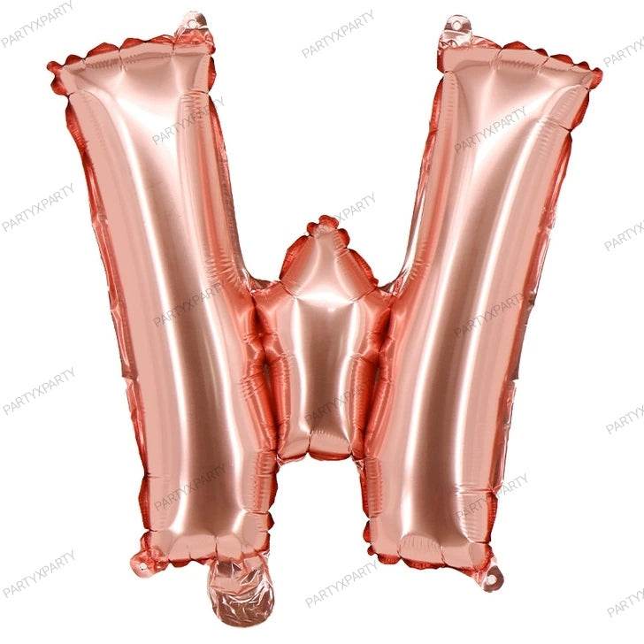 16″ Rose Gold Letter Balloons– B009