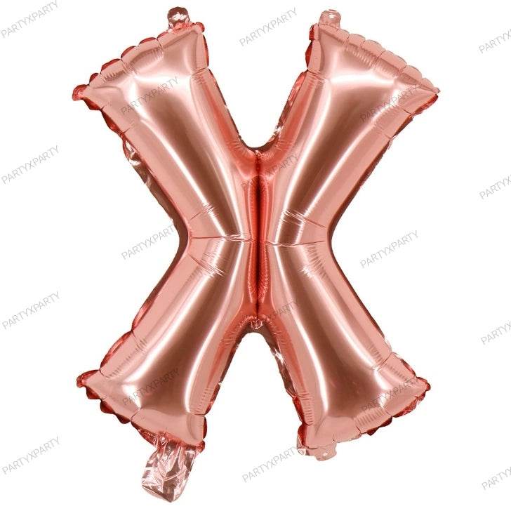 16″ Rose Gold Letter Balloons– B009