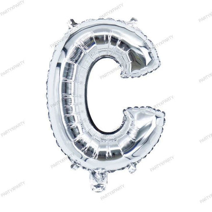 32″ Silver Letter Balloons –B119 - party X party