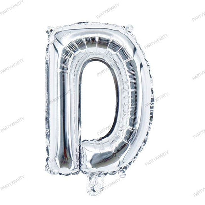 32″ Silver Letter Balloons –B119 - party X party