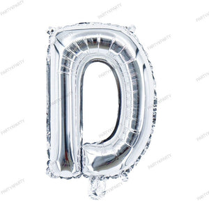 32-inch letter balloon birthday balloon party decoration - Silver B119