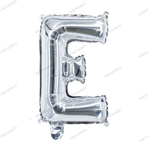 16-inch letter balloon birthday balloon party decoration - Silver B009