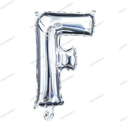 32″ Silver Letter Balloons –B119 - party X party