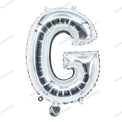32″ Silver Letter Balloons –B119 - party X party