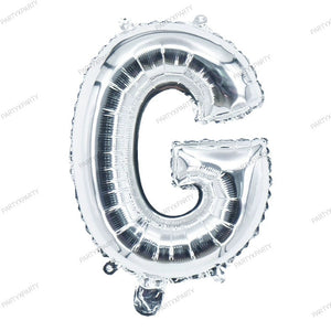 32-inch letter balloon birthday balloon party decoration - Silver B119