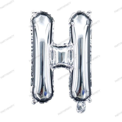 32″ Silver Letter Balloons –B119 - party X party