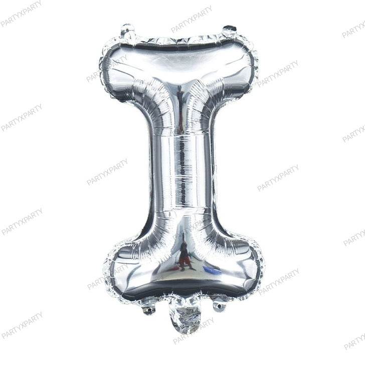 16″ Silver Letter Balloons – B009 - party X party