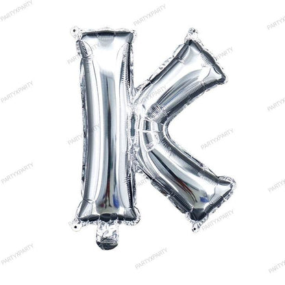 32″ Silver Letter Balloons –B119 - party X party